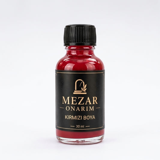 Mezar Onarım kırmızı boya 30 ml